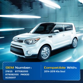 ARANA Rear Hatch Liftgate Struts for Kia Soul 2014-2019 Base/EX/Exclaim/LX/Plus/SX/EV Hatchback 4-Door Hatch Replacement Lift Supports, 2PCS