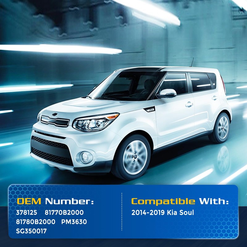 ARANA Rear Hatch Liftgate Struts for Kia Soul 2014-2019 Base/EX/Exclaim/LX/Plus/SX/EV