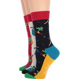 Happy Socks Holiday Gift Box Red/Green 9-11