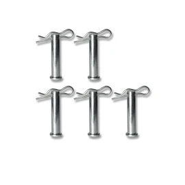 Werhe® 5 Piece Quick Change Bolt for Earth Drills Drill Lock Locking Bolts with Cotter Pin Made of High Quality Spring Steel Bolts Suitable for All Universal Augers
