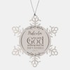 Inspirational Malcolm Christmas Ornament Engraved Snowflake for Colleague Coworker Family,