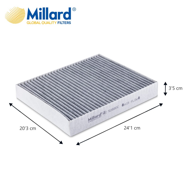 Millard Filters Millard MC52680C Car Cabin Air Filter 305 x