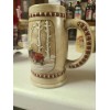 Budweiser 1981 Budweiser Holiday Beer Stein Clydesdale Snowy Woodland Ceramarte