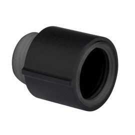 WENKO Water Saver Water-Saving Individually Adjustable Water-Saving Insert for the Shower with ½ Inch Internal and External Thread Universal Fit, Saves 15-60% Water, Made of Sturdy ABS Plastic, Black