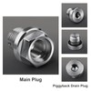 DEEFILL M14.1-1.5 x 15mm Oversize Piggyback Oil Drain Plug, Stainless
