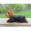 Realistic Yorkshire Terrier Puppy Dog Garden Statue Yorkie Sculpture Home