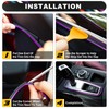 Spurtar Purple Car Accessories Interior Aesthetic for Women Men Car