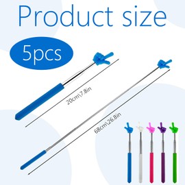 Extendable Hand Pointer Finger Pointing Stick Teaching Pointer for Classroom Personal Interaction (Colour)