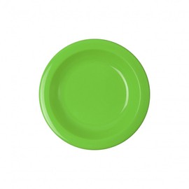 2-pack soup plate, break resistant polyester plastic green size 21 Ø