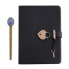 A5 Vintage Lockable Journal with Heart-Shape Lock & Key 160