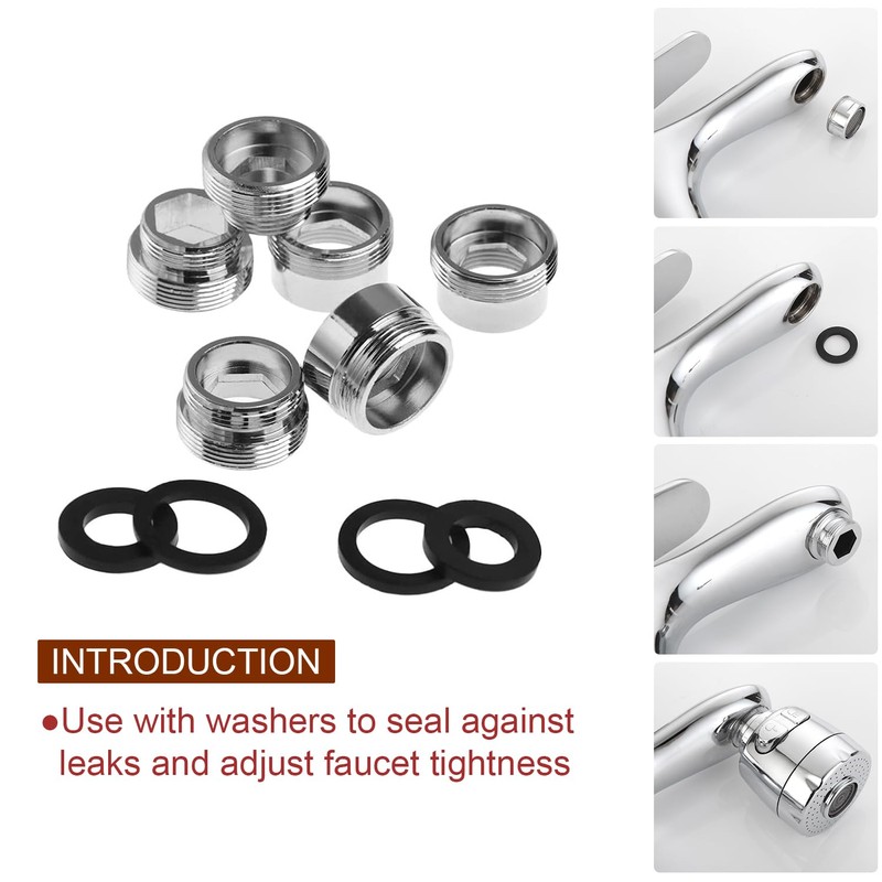 3 Pieces Faucet Adapter Set, CNYMANY Male Thread M20mm to