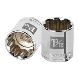 Truper D-1238, Dado de 12 puntas std, 1 3/16", cuadro 1/2"
