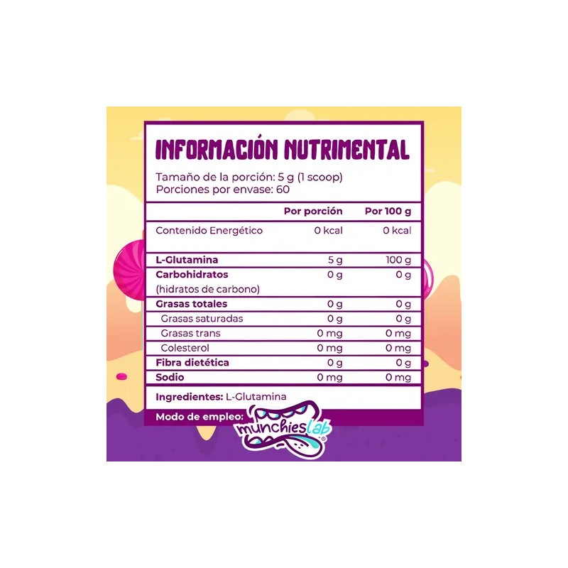 Suplemento L- Glutamina 300g Reductivo Liposenze 90 Cáps