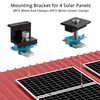 Anbte 10 PCS Solar Panel Mounting Brackets for Unistrut, Aluminium