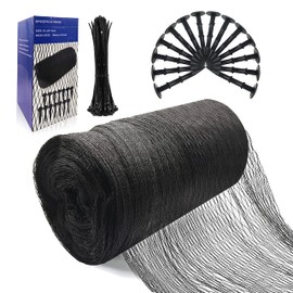 SKYK Pond Netting for Koi Ponds,15 x 20 Ft Pond Netting Cover for Leaves,Fish Pond Netting,Pool Leaf Net Cover,Protecting Koi Fish from Birds, Cats,14 Stakes & 30 Zip Ties Included