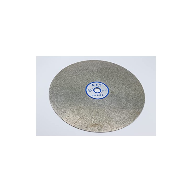 TechDiamondTools 8 inch Diamond Lapidary Faceting Flat Lap Disc 270