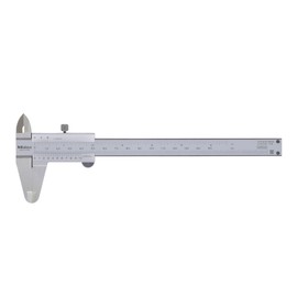 MITUTOYO - Calibres Vernier 530-104, de acero inoxidable, para mediciones interiores, exteriores, de profundidad y escalones, métricas
