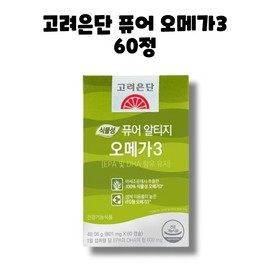 Goryeo Eundan Korea Eundan Pure rTG Altige Omega 3 60 tablets 1 box 2 months / 고려은단 퓨어 rTG 알티지 오메가3 60정 1박스 2개월