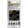 Commando Lock | Blackout Laminated Steel Padlock | Military-Grade |