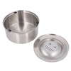 Dog Water Bowl Dispenser 304 Stainless Steel Spill Proof 3L