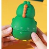 Cute Dinosaur 100% Mechanical Egg Kitchen Timer for Kids Cooking/Reading/Classroom/Do