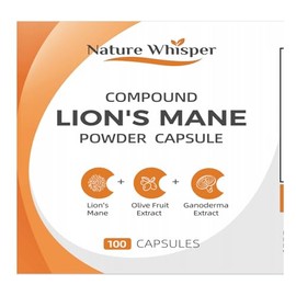 Nature Whisper Lion's Mane Mushroom Olive Fruit Powder Ganoderma Lucidum Capsule