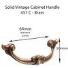Universal Hardware Brass Drawer Handle Solid Vintage Cabinet Furniture Handles