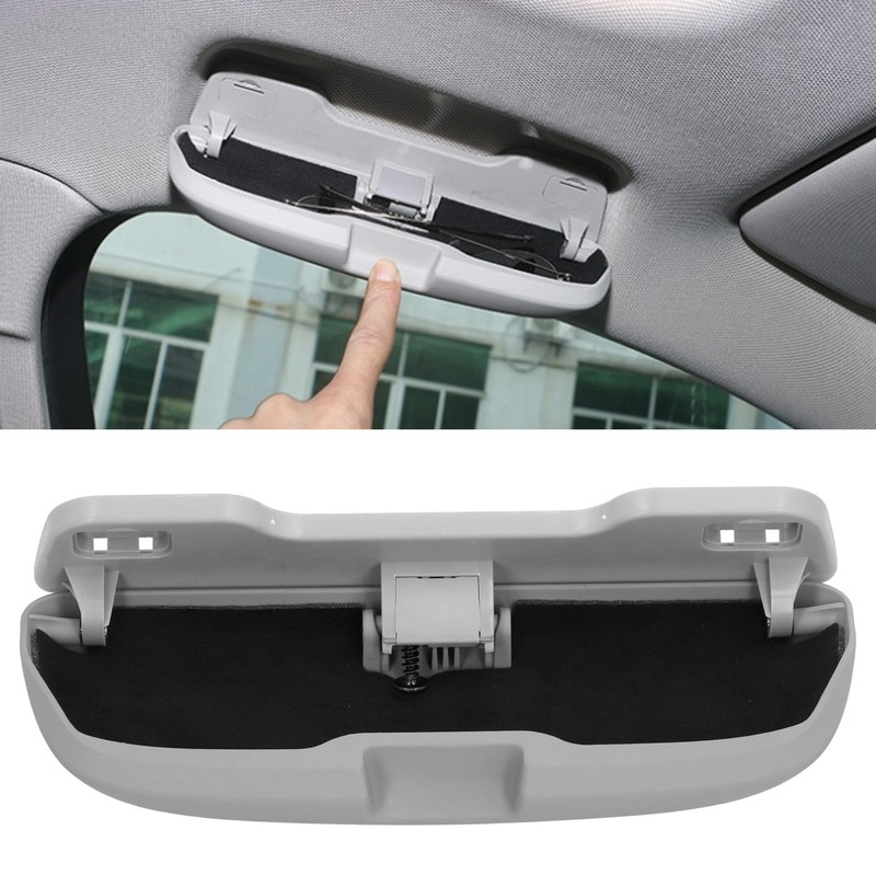 Car Glasses Storage Box Sunglasses Eyeglasses Holder Space Saving Auto