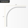 EverTrack Curtain Track - Corner Section for Ceiling Curtain Track
