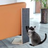 24" Tall Couch Corner Scratching Post with 3Pcs Replaceable Self-Adhesive