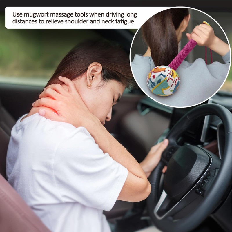 OnVisit 2PCS Long Size Manual Lymphatic Drainage Massage Hammer for
