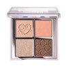 INTO U Eye Shadow Rotational Eyeshadow Palette 4 Colors Shiny