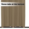 Easy-Going Outdoor Curtains Waterproof Windproof Weatherproof Curtain for Patio, Cabana,