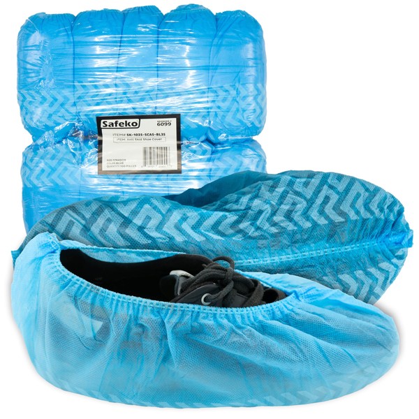 SAFEKO Premium Disposable Boot & Shoe Covers Booties, Durable, Non-Slip,