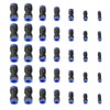 Akozon Pneumatic Fittings for Air Hose One-Touch Fittings 35pcs Straight