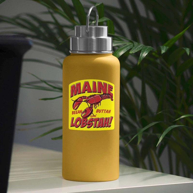 Retroplanet Maine Lobsta Beeah Buttah Die Cut Sticker