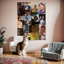 LCFhome Rafe Cameron Tapestry Drew Flag Starkey Tapestry Wall Hanging for Bedroom Living Room Dorm Home Decor 36x48 Inch/90x120cm