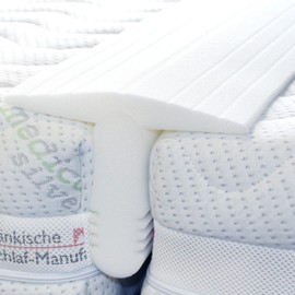 Fränkische Schlafmanufaktur, Mattress Gap Filler, Love Bridge, Bed Bridge, Bed Wedge, 200 cm Long, 20 cm Wide, 15 cm High