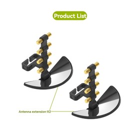 SHEAWA 2PCS Yagi Antenna Signal Booster Set for DJI RC Remote Controller DJI RC 2/ RC PRO AIR 3S/ Mavic3pro Remote Control RC Accessories