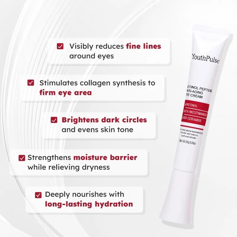 Crema Ojos Retinol Antiarrugas Péptidos Ojeras Todo Tipo Piel Día
