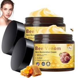 satasiam Bee Venom Skin Restoration Cream, Professional Bee Venom Skin Cream,Deeply Clean