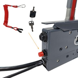 Marine Outboard 703 Control Box 703-48205-16 For Yamaha 703 Remote Control Box Push to Open with Trim Switch 10PIN