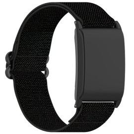 AWADUO Compatible with WHOOP 4.0 Replacement Band Nylon Wrist Strap Bracelet Soft And Durable with Quick Release Smartwatch Accessorie(Black)