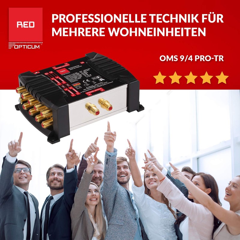 RED OPTICUM OMS 9-4 PRO TR - 4 Subscribers -