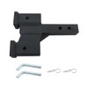 munirater Replacement for Trailer Dual Hitch Extender Adapter with 2-inch