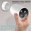 2-Pack Magnetic Wall Mounts - Compatible with TP-Link Tapo MagCam