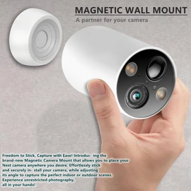 2-Pack Magnetic Wall Mounts - Compatible with TP-Link Tapo MagCam Outdoor Camera ， 2024 PCMag Recommended Outdoor Security Camera Accessories