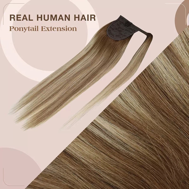 Ve Sunny Extensiones Cabello Humano Balayage Rubio Platino 14in 80gr