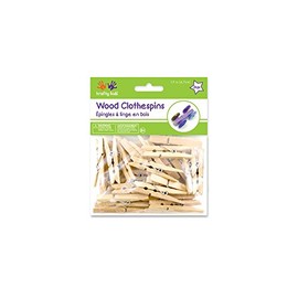 Multicraft Imports Wood Clothespins-Natural 1.875" 24/Pkg