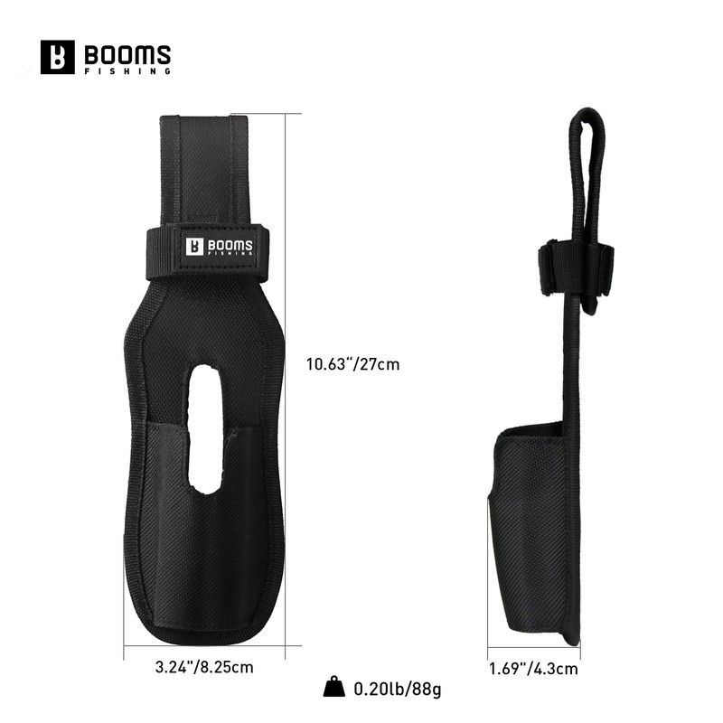 Booms Fishing P04 Rod Holder Nylon Sheath for Fishing Belts